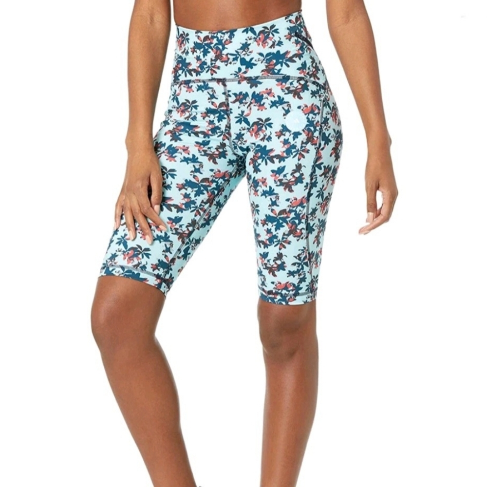 NWT Adidas By Stella McCartney TruePurpose Allover Print Cycling Short Size S